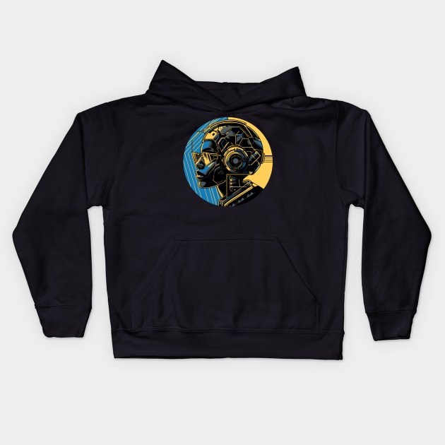 ASTRO GIRL Kids Hoodie by coxemy